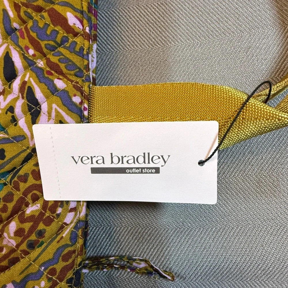 Vera Bradley Essential Lunch Tote Buta Spray Paisley Quilted Cotton 50171-20344